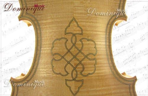 "Blonde" D Z Strad Violin – Gasparo da Salo 1590, “Adam” Copy (Limited Edition) Concert Violin 4/4 Full Size Handmade with Dominant Strings, Case, Bow, Shoulder Rest and Rosin-CubbioJoy
