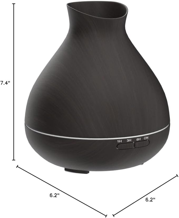 BZseed Aromatherapy Essential Oil Diffuser, 550ml Ultrasonic Fragrant Oil Large Room Humidifier, Diffusers for Home with Timer and Waterless Auto-Off, 7 Color LED Lights,Cool Mist Humidifiers-CubbioJoy