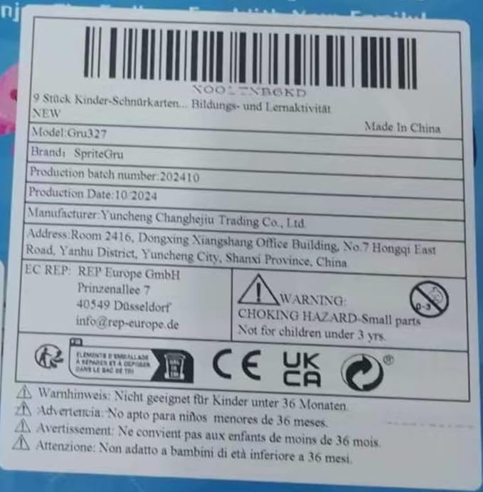 9 Pieces Kids Lacing Cards, Double Sided Sewing Cards in 9 Marine Animal Cards with 9 Colorful Laces, Imagination Development Lacing Toys Games for Children Educational and Learning Activity-CubbioJoy