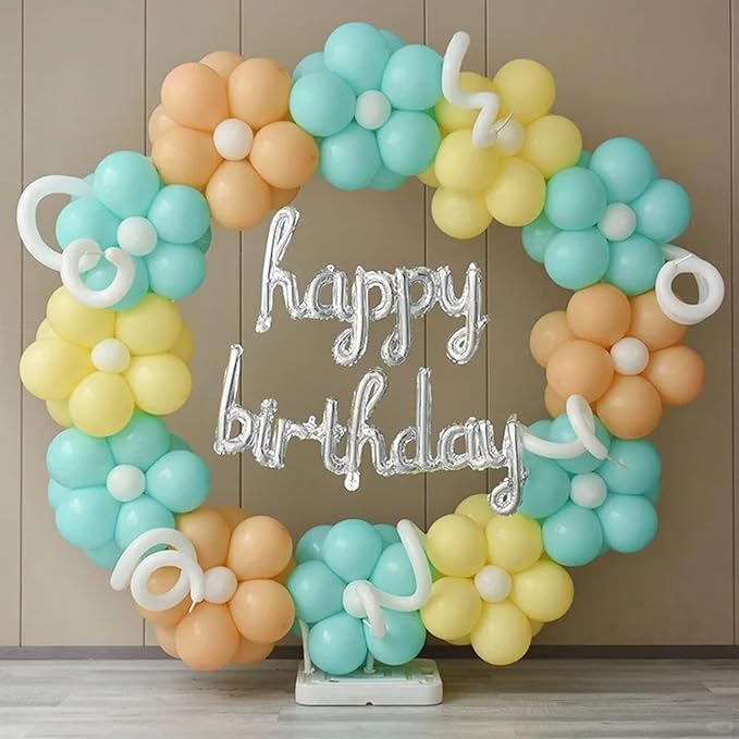 140pcs Cyan Blue Round Balloons Different Sizes 18 12 10 5 Inch Latex Balloons for Arch Decoration Party Balloon Kit for Graduation Birthday Party Wedding Balloon Baby Shower Decoration-CubbioJoy