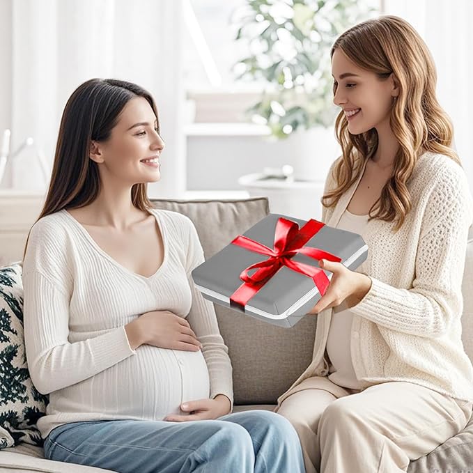 beiens Bath Kneeler and Elbow Rest Pad Set - 1.5'' Comfortable Thick Baby Bath Kneeler Pads, Quick Dry Soft Kneeling Pad for Baby Bath Time, Non-Slip Knee& Arm Support Bathtub Mat with Toys Organizer-CubbioJoy