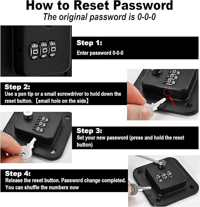 3 Pack Fridge Lock for Kids, Traceless Refrigerator Lock for Adults, Child Proof Cabinet Locks Baby Proofing, Drawer Freezer Locks for Fridge Refrigerator (Black)-CubbioJoy