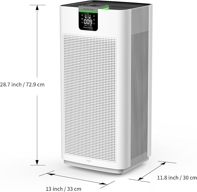 Jafända Air Purifiers for Home Office 4575 ft², APP & Alexa, Ture HEPA 13 Activated Carbon Air Filter, Air Cleaner for Large Room Remove 99.97% Dust Pollen Smoke Pet Dander Allergies Mold Odors VOCs-CubbioJoy