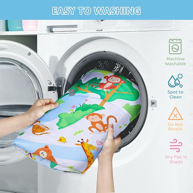 Baby Gym Play Mat, 8-in-1 Tummy Time Mat & Activity Gym Mat Ball Pit with Detachable Toys, Washable Infant Play Mat for Visual, Hearing, Sensory, Motor Development, Newborn Baby Toys Gift for Toddler 0-3-6-9-12 Months Easy to Install-CubbioJoy