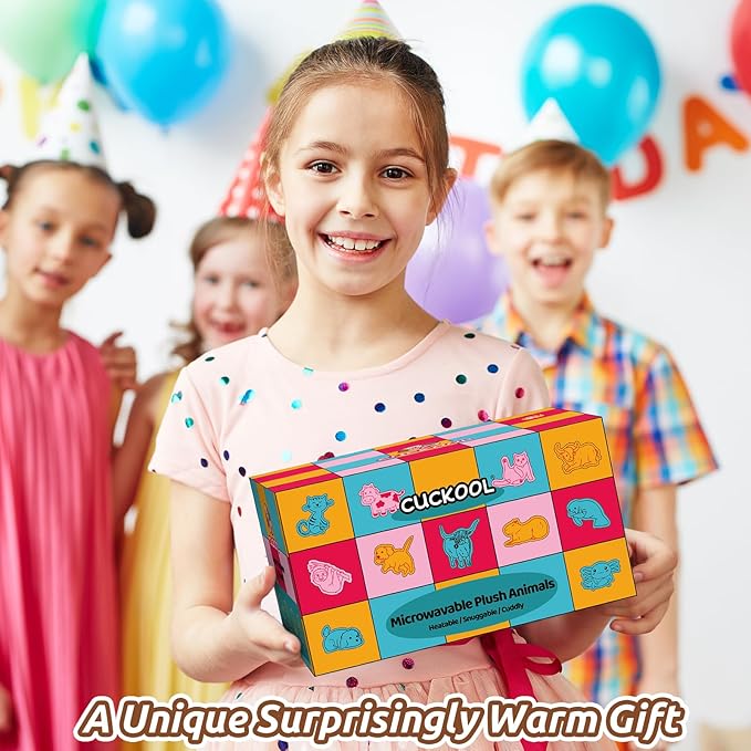 Black Cat Stuffed Animals, Microwavable Stuffed Animal Adorable Fluffy Cat Plush for Warmth & Comfort, Heatable Coolable Lavender Scent Cat Toy, Cute Soft Plushies Cat Gifts for Kids Boy Girls & Adult-CubbioJoy