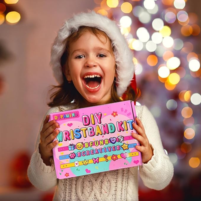 Art & Craft Kits for Kids, DIY Friendship Bracelet Making Kit for Girls, Jewelry Making, Halloween Gifts for Ages 5-12, Toys for Ages 5, 6, 7, 8, 9, 10, 11, 12 Years Old, Party Craft Activity-CubbioJoy