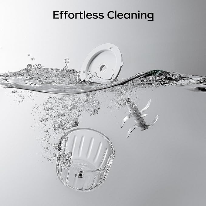 Bc Babycare Baby Food Maker-Baby Food blender for Fruit, Vegatable & Meat,Mini Food Processor for Potatoes, Grapes & Strawberries,White,10oz-CubbioJoy