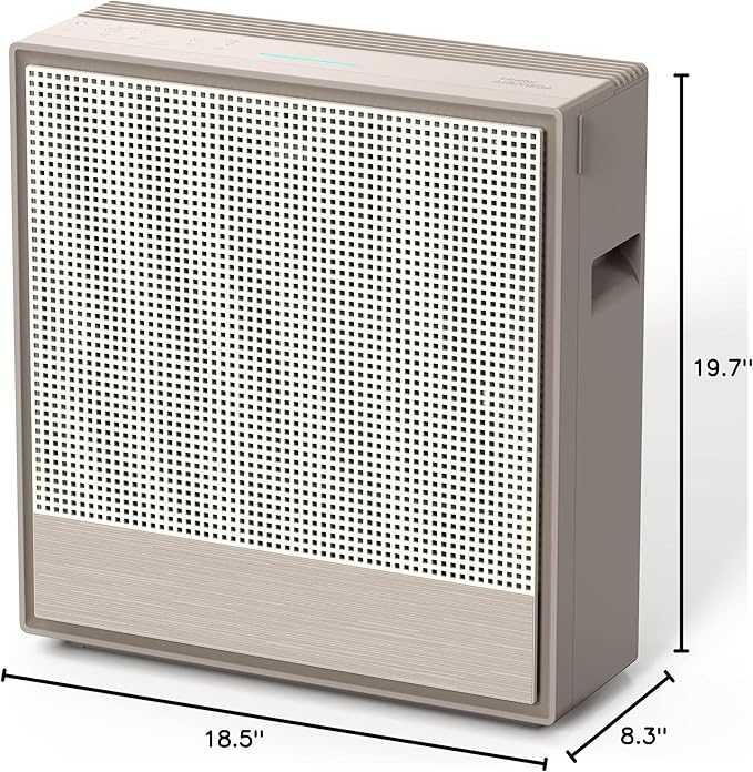 COWAY Air Purifiers for Home Large Room Up to 1,860 ft², Washable Pre-Filter and True HEPA Filter for Smoke, Allergies, Pet Dander, Odor, AQI, Smart & Rapid Mode, Timer, 3yr Warranty, 250-CubbioJoy