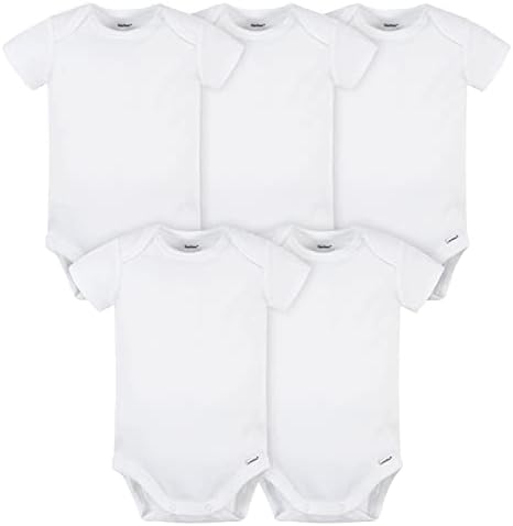 Gerber baby-boys 5 Pack Onesies Multi-packs Bundle Interlock 180 Gsm-CubbioJoy