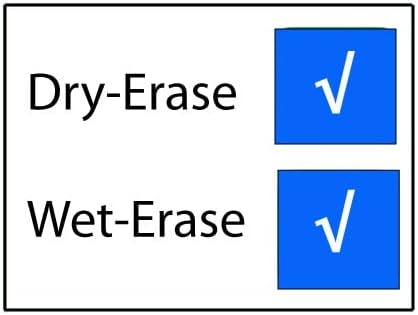 30-Day 1-Month Dry and Wet Erasable Wall Calendar Planner (Horizontal 32" 48", Sky Blue)-CubbioJoy