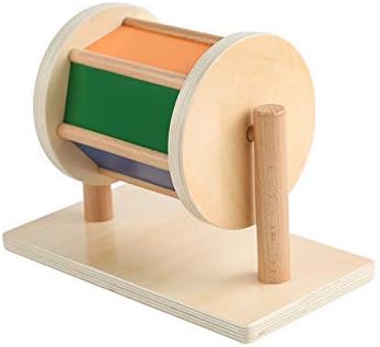 Adena Montessori Full-Size Spinning Drum Montessori Toys for Infant 6 - 12 Months 1 Year Old Babies Toddlers (Typical)-CubbioJoy