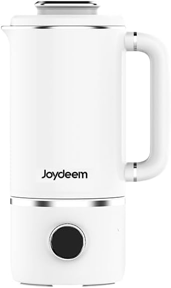 Joydeem JD-PB8200 Compact Blender with 10 Menus, Quiet Cooking Blender for Soymilk, Paste & Juice, 304 Stainless Steel, 12H Preset, 600ml-CubbioJoy