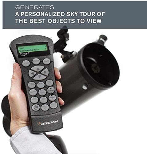 Celestron - NexStar 130SLT Computerized Telescope - Compact and Portable - Newtonian Reflector Optical Design - SkyAlign Technology - Computerized Hand Control - 130mm Aperture Grey-CubbioJoy