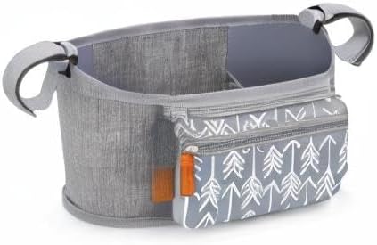 Accmor Universal Stroller Organizer with Detachable Phone Bag, Stroller Bag Caddy Organizer Stroller Accessories for Uppababy, Baby Jogger, Nuna, Doona, Britax Strollers-CubbioJoy