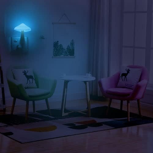 AUSAYE 2Pack LED Night Light Plug in Lamp 7-Color Changing Cute Mushroom Light Sensor Night Lights for Adults Kids NightLight-CubbioJoy