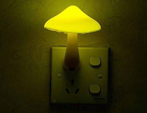 AUSAYE 2Pack Mushroom Night Light Plug in Lamp,Led Lights for Adults Kids Baby Children NightLight Wall Decor Lamp Bedroom Bathroom,Toilet,Stairs,Kitchen,Hallway-CubbioJoy