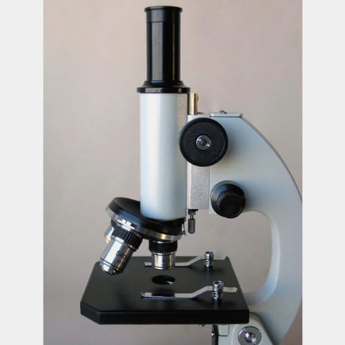 AmScope M60A-BTK Beginner Microscope Kit, Mirror Illumination, WF10x and WF16x Eyepieces, 40x-640x Magnification, Includes Case, 5 Blank Slides, 5 Prepared Slides, and Book-CubbioJoy