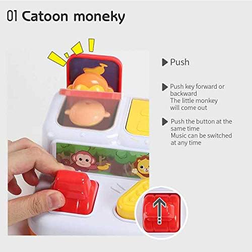 Animal Park Interactive Pop Up Music Toy,Up- Early Education Activity Center Toy, Ages 7 8 9 10 11 12 Months and up Infant Toddlers Toys.-CubbioJoy