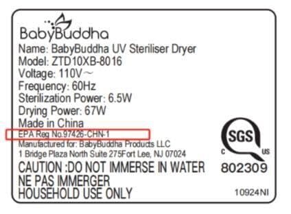 BabyBuddha 3 in 1 Sterilizer and Dryer for Baby Bottles and Accessories, Cleans Milk Residue Without Steam or Water, Fast Drying, Baby Bottle Sanitizer, Breast Pump Parts Cleaner, Countertop Design-CubbioJoy