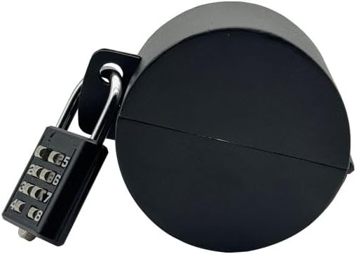 Door Knob Lockout Device with Password Lock and Key Lock Prevents Operating The Knob Cover to Disable Faucet Valve Spigot Dementia Door Locks for Elderly (Silver)-CubbioJoy