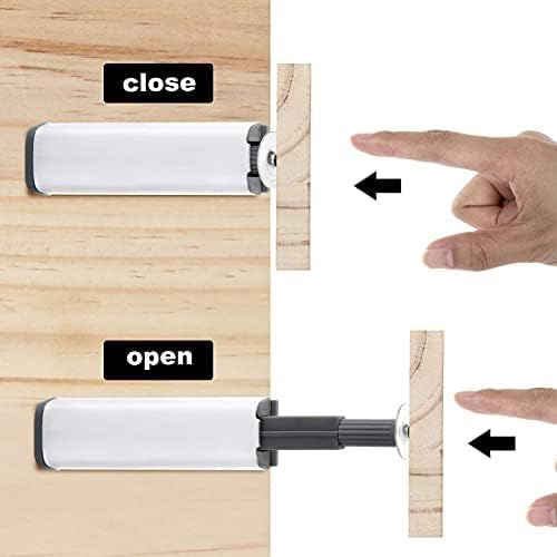 20Pack Push to Open Door Catch, Heavy Duty Touch Latch, Magnetic Push Latches Kitchen Door Push Release Latch for Cabinet for Kitchen Closet Door Closing & Drawer Closure Pop Out-CubbioJoy