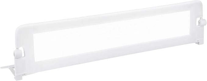 BABY JOY Bed Rails for Toddlers, Extra Long, Swing Down Safety Bed Guard for Convertible Crib, Folding Baby Bedrail for Kids Twin, Double, Full Size Queen & King Mattress (71", White)-CubbioJoy