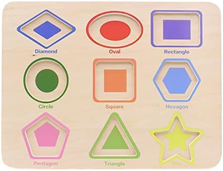 Aile Toddler Wooden Preschool Learning Shape Peg Puzzle Board Toys-CubbioJoy