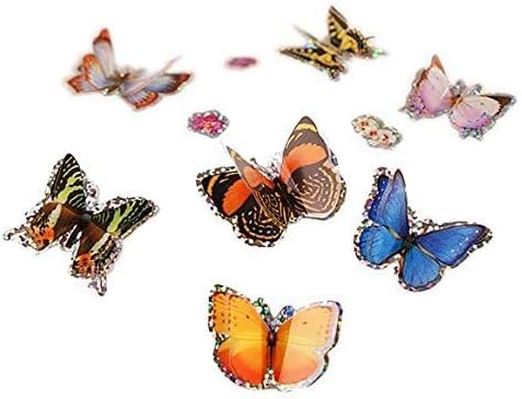 Insect Lore Butterfly Garden - 8" Habitat with 5 Live Baby Caterpillars - Includes Life Cycle Figurines, Stickers, Wind up, Mini Habitat | Birthday or Teacher Gift Set-CubbioJoy