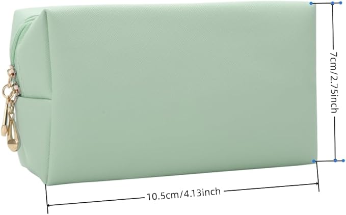 Bridesmaid Proposal Gifts Letter Cosmetic makeup bag bulk for Wedding Party Favors Bachelorette party decorations Toiletry Organizer Bag Makeup Case Gift (8, White&Sage Green)-CubbioJoy