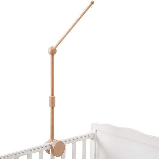 Baby Crib Mobile Arm - Wooden Baby Mobile Crib Holder 31 inch for Mobile Hanging Baby Crib Attachment for Nursery Decor-CubbioJoy