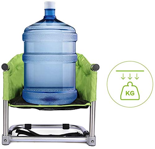 Booster Seat for Dining Table: Portable Toddler Booster Chair with Safety Buckle and Height Adjustable, Foldable Baby Feeding Chair, Kids High Chair Booster Seat for Kitchen Home Travel - Green-CubbioJoy