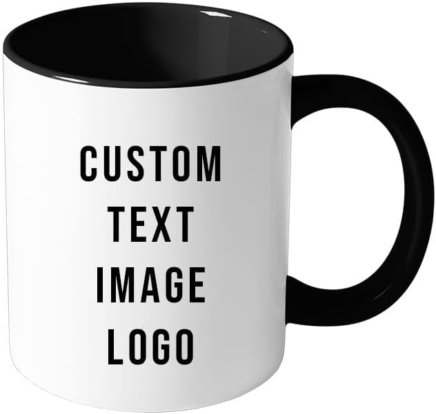 Custom Mug, Personalized Birthday Coffee Mug, Customized 11 Oz Ceramic Mug with Text, Taza Personalizadas for Men Women-CubbioJoy