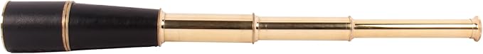 24" Handheld Nautical Brass Telescope with Wooden Box - Pirate Collectibles.-CubbioJoy