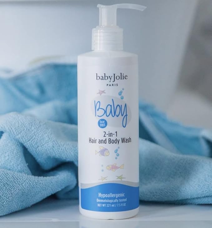 Baby Jolie Baby Body Wash, Kids Hair and Body Wash for Babies & Newborn 2-in-1, Shampoo + Soap | 7.5oz | 221ml (3)-CubbioJoy