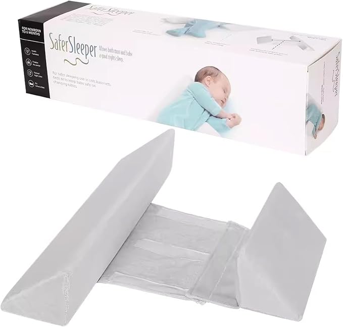 Baby Side Sleeper Weddge Breathable Pillow, Removable and Washable Breathable Bedding Set, Medium-CubbioJoy