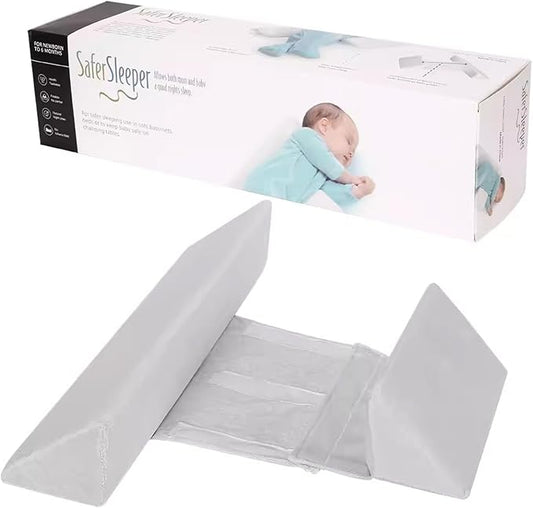 Baby Side Sleeper Weddge Breathable Pillow, Removable and Washable Breathable Bedding Set, Medium-CubbioJoy