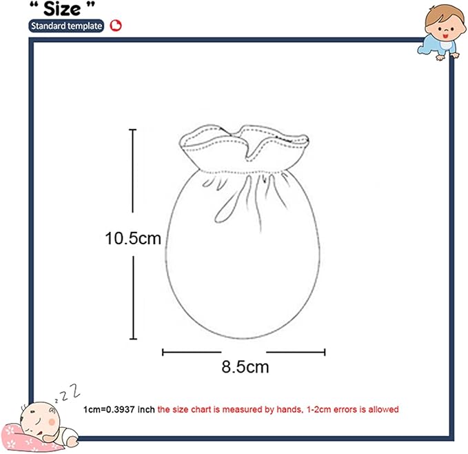 5 Pairs Baby Not Scratch Mittens 0-6 Months New Born Boy Girl Gloves Cute Infant Accessories-CubbioJoy