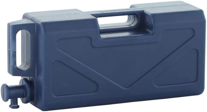 5PCS Plastic RC Mini Tool Set/Fishing Box/Medical Chest/Refrigerator/Fuel Tank/Tool Case Compatible with traxxas TRX4 Axial SCX10 1/10 1/8 RC Crawler Climbing Car Simulation Decoration(Blue)-CubbioJoy