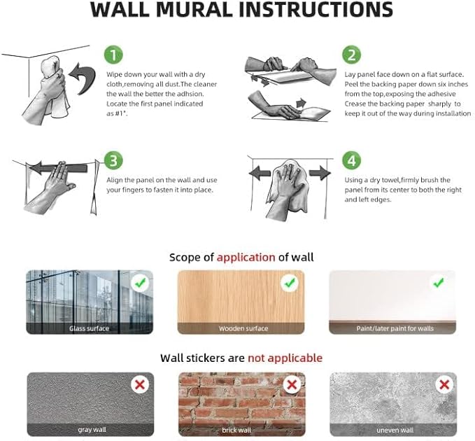 59.05x53.14 Inch Woodland Animals Wall Decals - Forest Animal Wall Decal with Elephant, Zebra, Monkey, Giraffe - Nursery Decor for Home, Baby Room, Boys & Girls Bedroom Art-CubbioJoy