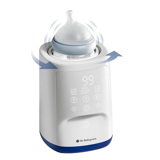 Bc Babycare Bottle Warmer,10-in-1 Fast Baby Milk Warmer with Smart Temperature Control, Rotating Heating, Bottle Warmers for All Bottles-CubbioJoy