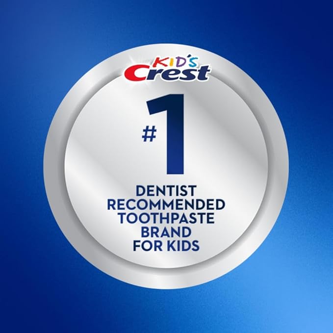 Crest Advanced Kid's Fluoride Toothpaste, Bubblegum Flavor, 4.2 oz, 3 Count, Color-Changing Anticavity Toothpaste-CubbioJoy