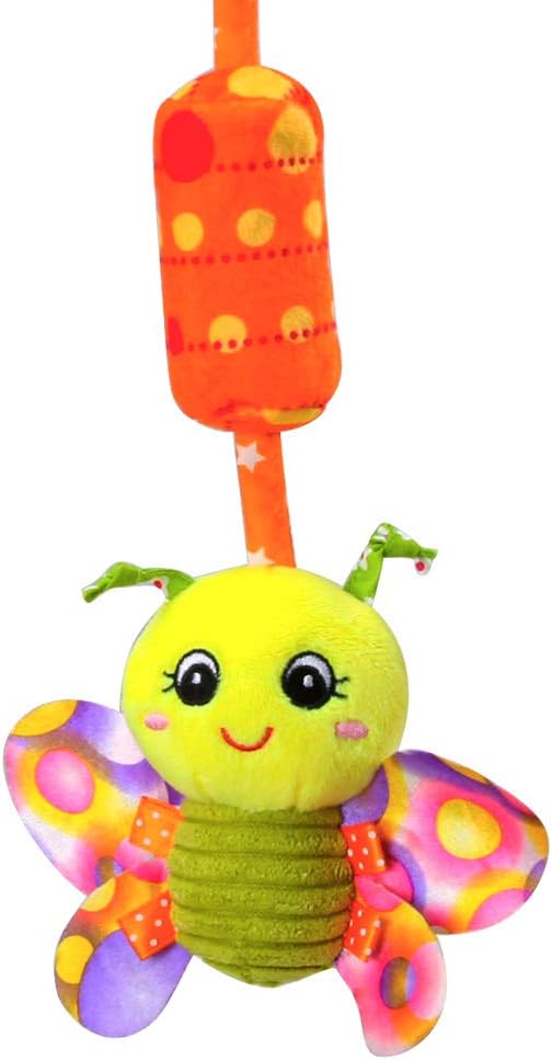 Caterbee Travel Arch Bassinet Toys for Infant & Toddlers, Baby Crib Stroller Accessory & Pram Activity Bar Toy for Senses and Motor Skills Development Indoor and Outdoor-CubbioJoy