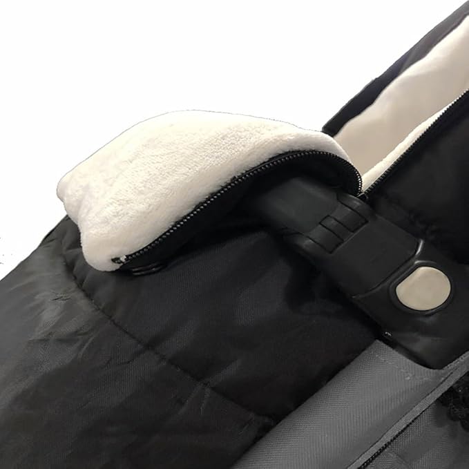Cozy Baby Sleeping Bag Adaptable for Most Style Strollers,Comfortable Warm Coral Lining, Practical Design of Toddler Stroller Footmuff-CubbioJoy