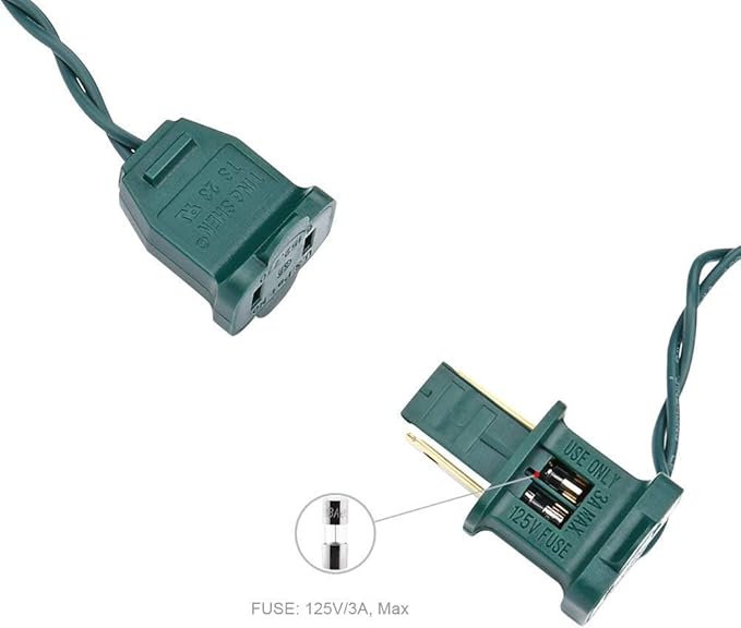 Brizled 4 Pack LED Christmas Lights, 100 LED 33ft Christmas String Lights, 120V UL Certified Connectable Xmas Tree Light Mini Xmas Light for Home Tree Patio Indoor and Outdoor Decorations, Warm White-CubbioJoy