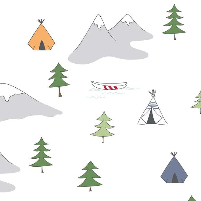 Amazing Baby Cotton Muslin Sleeping Sack, For Baby Boy or Girl, Wearable Blanket with 2-way Zipper, Outdoor Adventure, Denim, Small (0-6 Month)-CubbioJoy