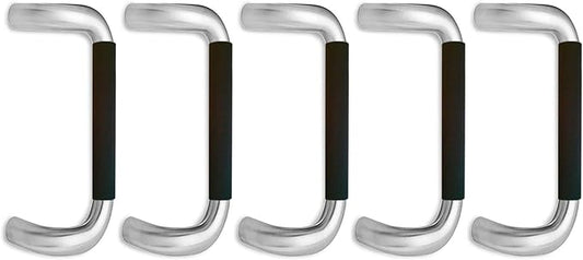 5PCS Commercial Door Handle Covers - Heat-Resistant Neoprene Sleeves with Hook & Loop Closure, Universal Fit for Business/Office/Store Doors-CubbioJoy