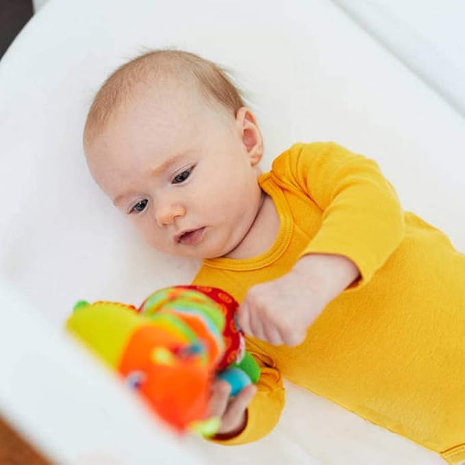 Bloobloomax Baby Soft Hanging Rattle, Car Seat Stroller Toys with Plush Animal C-Clip Ring for Infant Babies Boys and Girls 3 6 9 to 12 Months (12PCS-A)-CubbioJoy