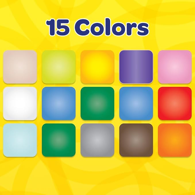 Crayola Model Magic (30pk), Bulk Modeling Clay Alternative, Air Dry, Kids Arts & Crafts, Classroom Supplies for Teachers, 15 Colors, 1oz-CubbioJoy