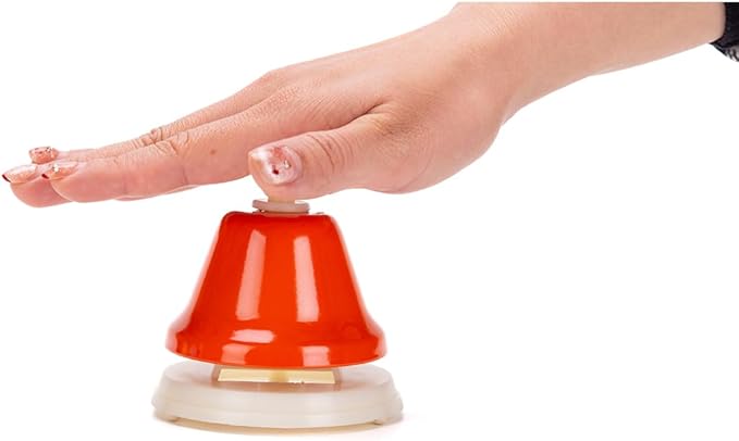 Desk Bells for Kids - 8 Note Colorful Metal Handbells Set with Handle - Educational Teaching and Learning Instruments - Musical Toys for Toddlers Children-CubbioJoy