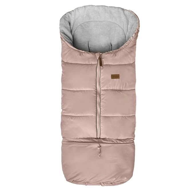 0-5T Length Extension Baby Universal Stroller Footmuff,Waterproof Durable Coral Fleece Stroller Bunting Bag,Stroller Bassinet Winter Blanket Cover Toddler,Pink-CubbioJoy